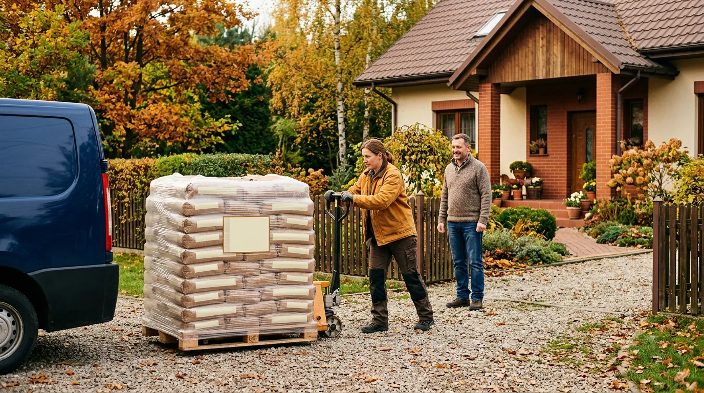 Dostawa pelletu pod dom
